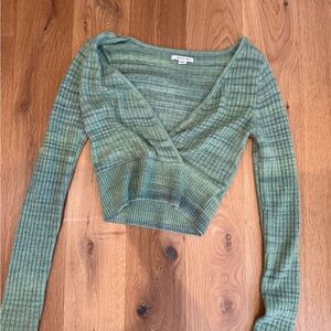 American Eagle Green Sweater
